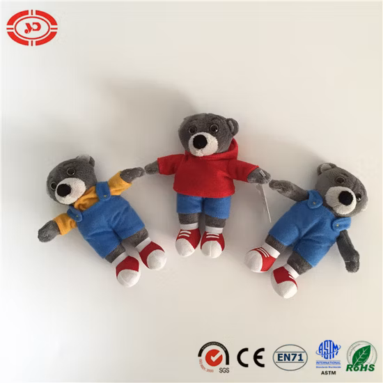 Three Buddies Tiny Little Nice Workship Teddy Bear Hotsale Toy