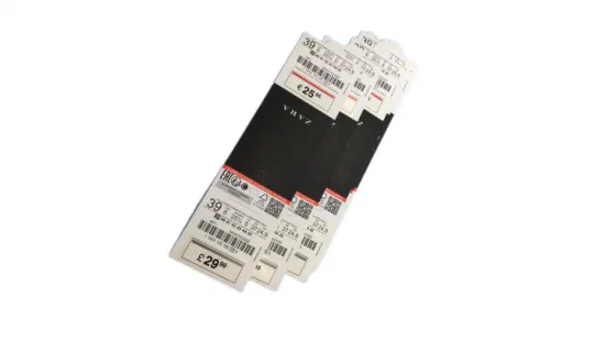 Etiquetas penduradas UHF, codificação de chip e impressão de etiquetas RFID para roupas