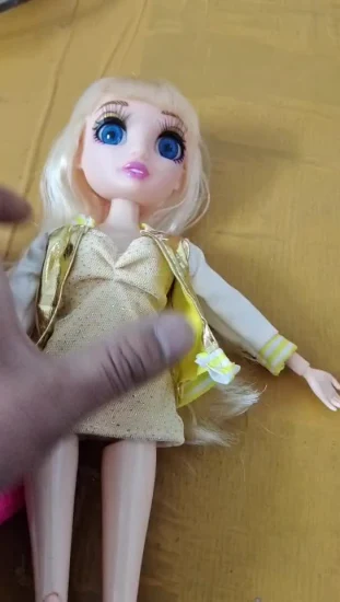 Caixa de presente plástica das bonecas do presente de Deluxry do brinquedo que embala bonecas dobráveis ​​de 29cm