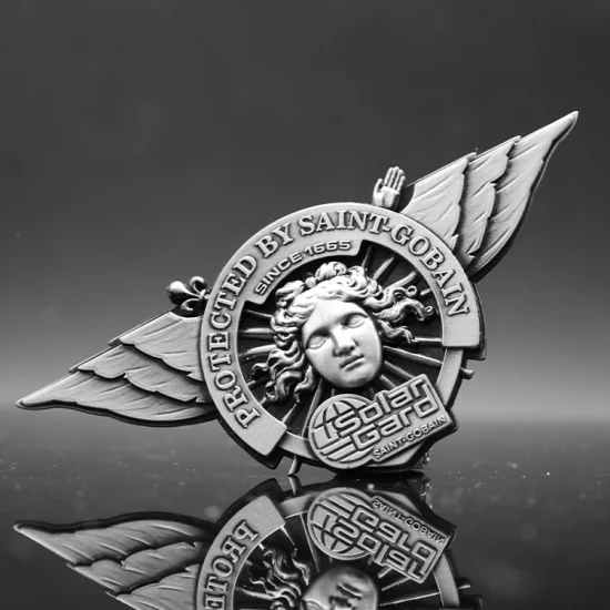 Metal arte artesanato publicidade presente logotipo da marca medalhão memento moeda adesivo chaveiro fob emblema anime