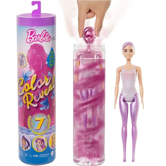 Nova caixa de brinquedos misteriosos surpresa fashionistas bonecas roupas de imersão brinquedo de água menina vestir-se água